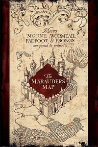 Poster, Affisch Harry Potter - Marodörkartan, (61 x 91.5 cm)