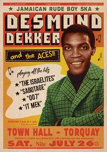 Poster, Affisch Desmond Dekker, (59.4 x 84.1 cm)