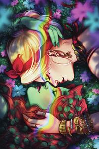 Konsttryck Harley Quinn and Poison Ivy - Love, (26.7 x 40 cm)