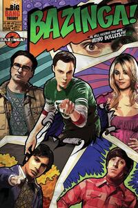 Konsttryck Big Bang Theory - Bazinga