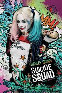 Konsttryck Suicide Squad - Harley, (26.7 x 40 cm)