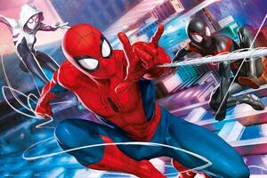 Poster, Affisch Spider-Man, Miles Morales and Gwen, (91.5 x 61 cm)
