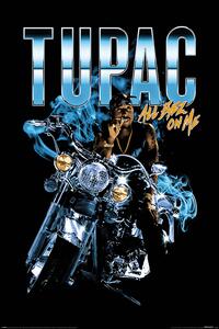 Poster, Affisch Tupac Shakur - All Eyez Motorcycle