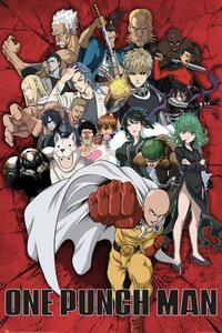 Poster, Affisch One Punch Man - Heroes, (61 x 91.5 cm)
