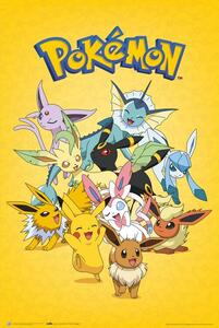 Poster, Affisch Pokémon - Eevee Evolutions, (61 x 91.5 cm)