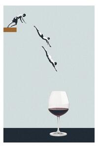 Poster, Affisch Maarten Léon - Your friends in a glass