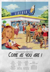 Poster, Affisch Ads Libitum - Come as you are, (40 x 60 cm)