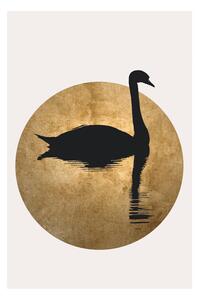 Poster, Affisch Kubistika - The swan, (40 x 60 cm)