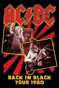 Poster, Affisch AC/DC - Back in Black 80, (61 x 91.5 cm)
