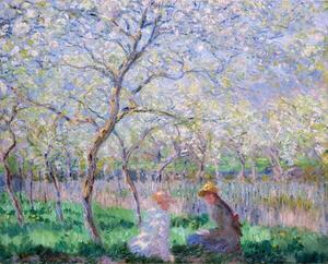 Bildreproduktion Springtime, 1886, Monet, Claude