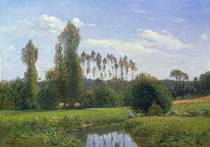 Monet, Claude - Konsttryck View at Rouelles, 1858, (40 x 26.7 cm)