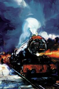 Konsttryck Harry Potter - Hogwarts Express, (26.7 x 40 cm)