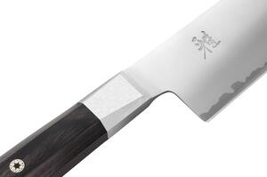 MIYABI 4000 FC Santoku Japansk kockkniv 18 cm, Brun, Fin egg