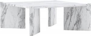 Rogaland soffbord 100 x 100 cm - Vit - Soffbord i trä, Soffbord, Bord