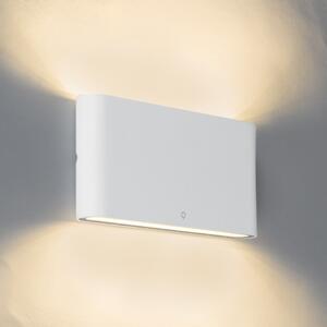Modern utomhusvägglampa vit 17,5 cm inkl LED IP65 - Batt