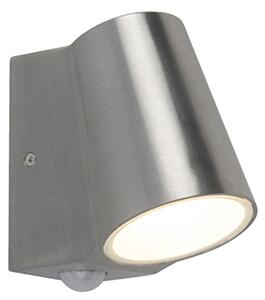 Utomhuslampa aluminium med rörelsessensor inkl LED - Uma