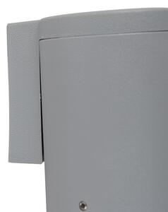 Vägglampa grå IP55 inkl. 1 x GU10 3-stegs dimbar - Franca