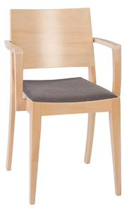 Karmstol PL-9448B, valfri färg klädsel/stomme, stapelbar