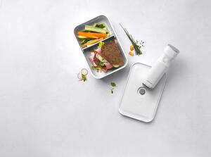 ZWILLING Fresh & Save Vakuum lunchbox L, Plast, Vit-Grå