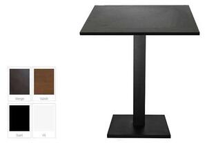 Flat Kvadrat komplett bord, bordsstativ färg svart, 60 x 60 cm