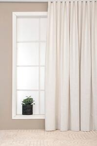 Hasta - Bouclé Gardin Extra Bred Hilma 268x280cm - Vit - Veckbandslängder - Från Homeroom