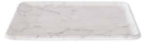 Melaminbricka, White Marble, 32,5x26,5 cm