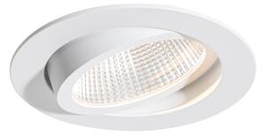 Nedfälld spotlight vit 9,5 cm inkl LED 1300 lm dimbar IP23 - Gaius