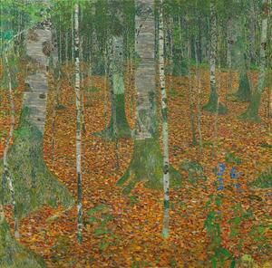 Bildreproduktion The Birch Wood (1903), Gustav Klimt