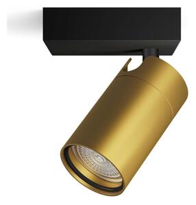 Philips - Badrumsspotlight IDRIS 1xGU10/5W/230V IP44 svart/guld