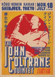 Poster, Affisch John Coltrane Quintet - Tokyo, (59.4 x 84 cm)