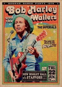 Poster, Affisch Bob Marley - Stafford, (59.4 x 84 cm)