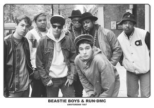 Poster, Affisch Beastie Boys / Run Dmc - Amsterdam 1987