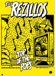 Poster, Affisch Rezillos - Top Of The Pops