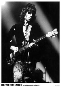 Poster, Affisch Rolling Stones / Keith Richards - Rotterdam 1973, (59.4 x 84 cm)