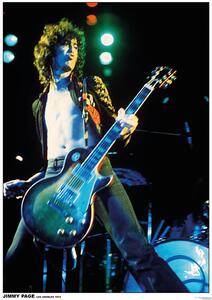 Poster, Affisch Led Zeppelin / Jimmy Page - Los Angeles, (59.4 x 84 cm)