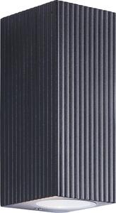 Brilliant - Vägglampa för utomhusbruk JELANI 2xGU10/10W/230V IP44 svart