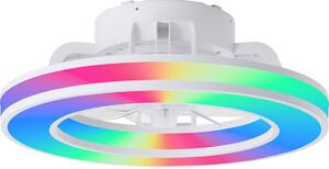 Brilliant - LED RGBW Takfläkt med dimmer MONDELLO LED/26W/230V + fjärrkontrol