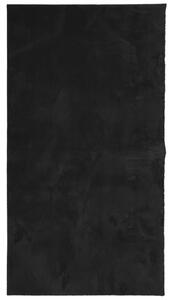 Mjuk matta HUARTE med kort lugg tvättbar svart 60x110 cm