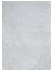 Mjuk matta HUARTE med kort lugg tvättbar grå 160x230 cm