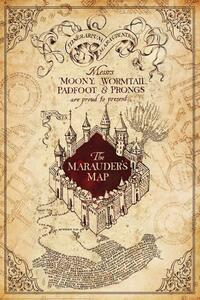 Poster, Affisch Harry Potter - Marauders Map, (80 x 120 cm)