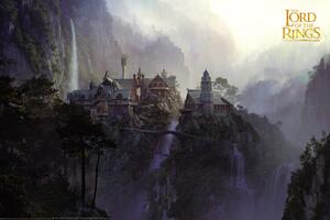 Konsttryck Lord of the Rings - Rivendell, (40 x 26.7 cm)