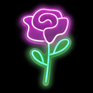 2Kids Toys - LED Neon väggdekoration LED/5W/USB ros
