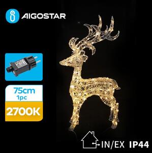 Aigostar - LED juldekoration för utomhusbruk LED/3,6W/31/230V 2700K 75 cm IP44 ren