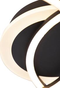 Design taklampa svart inkl. LED 3-stegs dimbar - Veni