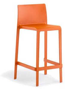 Barstol Volt 677, sh.66 cm, stapelbar, orange