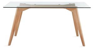 Matbord Hudson 160 cm - Transparent
