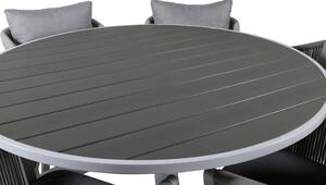 VIRYA PARMA Matbord 140 cm + 6 stolar | Utemöbler