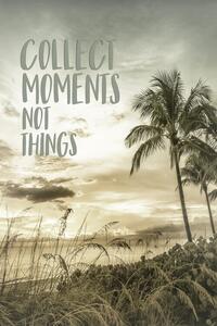 Fotografi Collect moments not things | Sunset, Melanie Viola