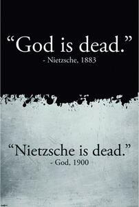 Poster, Affisch God is Dead