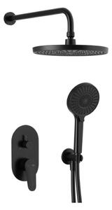 KFA Armatura 5559-501-81- Dusch set med dold kran OTAVA matt svart